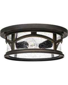 2 Light Flush - Palladian Bronze