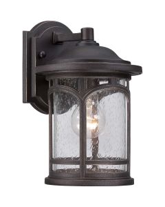 1 Light Small Wall Lantern - Palladian Bronze