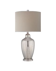 1 Light Table Lamp - Mercury Glass