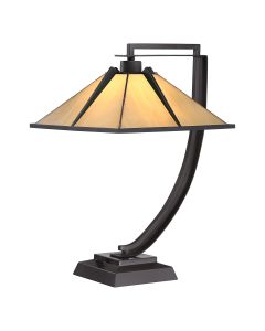 1 Light Table Lamp - Dark Brown