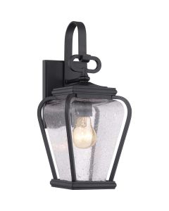 1 Light Wall Lantern - Satin Black