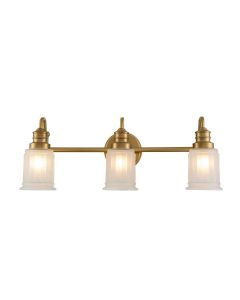 3 Light Wall Light - Brushed Brass