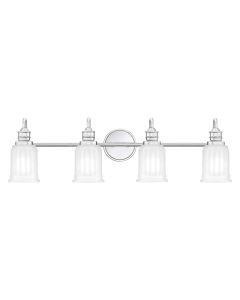 4 Light Wall Light - Polished Chrome