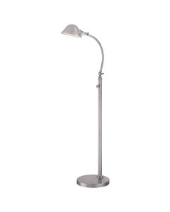 LED Floor Lamp - Brushed Nickel
