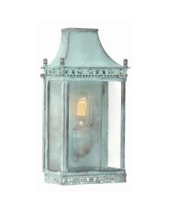 1 Light Wall Lantern - Verdigris
