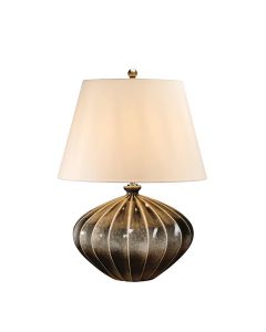 1 Light Table Lamp - Brown And Black