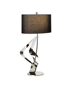 1 Light Table Lamp - Polished Nickel
