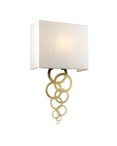 Medium 1 Light Wall Light - Aged Brass