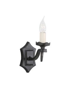 1 Light Wall Light - Black