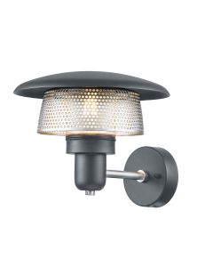 1 Light Wall Lantern - Grey