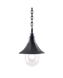 1 Light Chain Lantern - Black