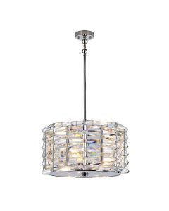 4 Light Pendant - Polished Nickel