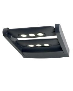 6 Light Wall Light - Graphite