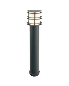 1 Light Large Bollard - Black