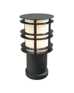 1 Light Small Bollard - Black