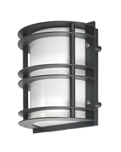 1 Light Flush Light - Black