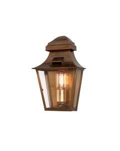 1 Light Wall Lantern - Aged Brass