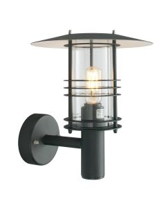 1 Light Wall Lantern - Black
