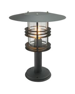 1 Light Grande Pedestal - Black