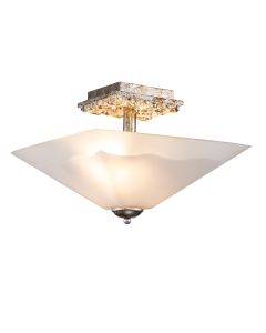 2 lt Flush - Distressed Silver