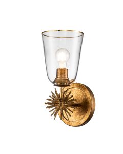 1 lt Wall Light - Gold