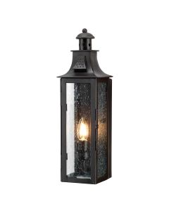 1 Light Wall Lantern - Dark Brown