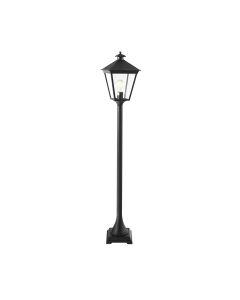 1 Light Medium Pillar - Black