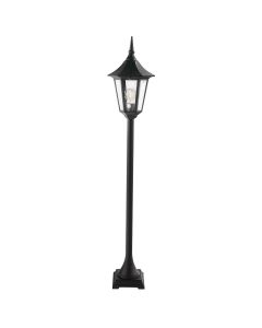 1 Light Medium Pillar - Black