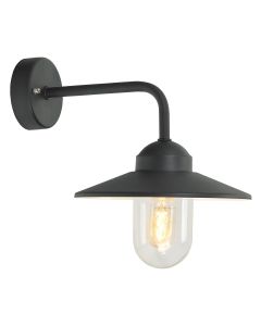 1 Light Wall Lantern - Black
