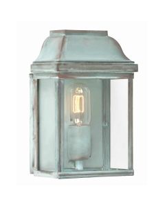 1 Light Wall Lantern - Verdigris