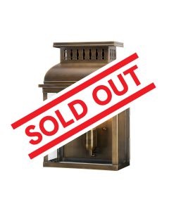 1 Light Wall Lantern - Aged Brass