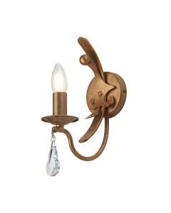 1 Light Wall Light - Gold Patina