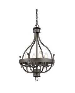 4 Light Pendant - Graphite