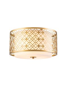 2 Light Medium Flush - Lacquered Gold