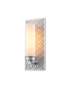 1 Light Wall Light - Lacquered Silver