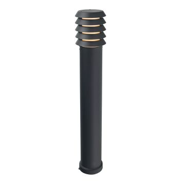 1 Light Large Bollard - Black