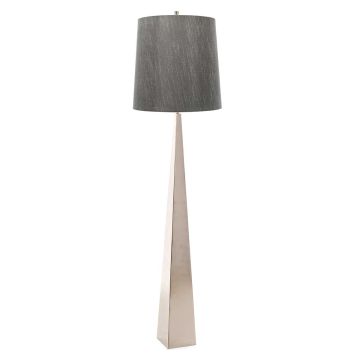 1 Light Floor Lamp - Polished Nickel