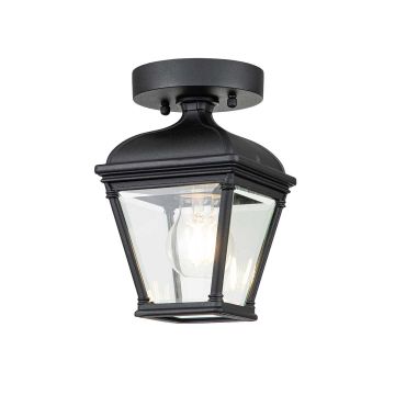 1 Light Porch Lantern - Black