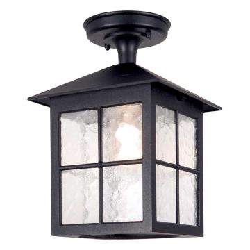 1 Light Porch Lantern - Black