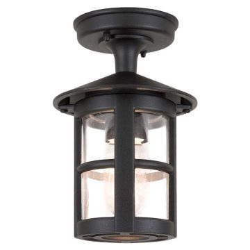 1 Light Porch Lantern - Black