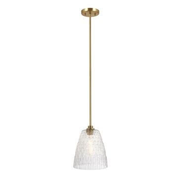 1 Lt Duo-Mount Pendant - Painted Natural Brass