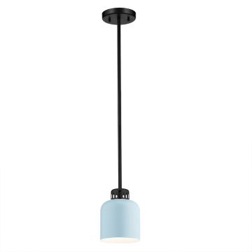 1 Lt Duo-Mount Pendant - Black & Pale Blue