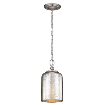 1 Light Mini Pendant - Brushed Steel