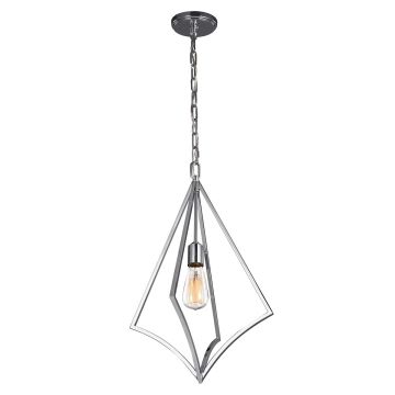 1 Light Medium Pendant - Polished Chrome