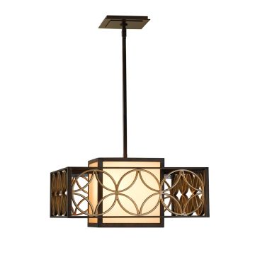 1 Light Pendant - Brushed Bronze / Gold Patina