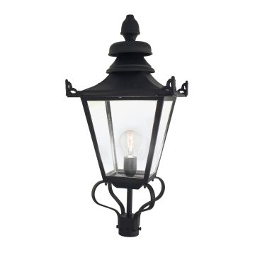 1 Light Lamp Head Only - Black