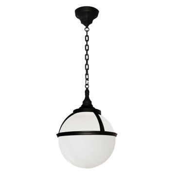 1 Light Chain Lantern - Black