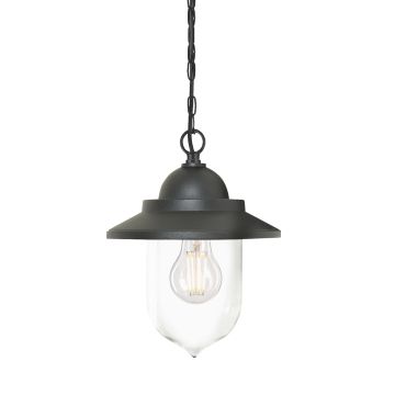 1 Light Chain Lantern - Black
