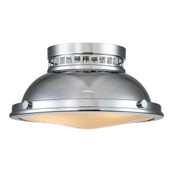 2 Light Flush - Polished Chrome