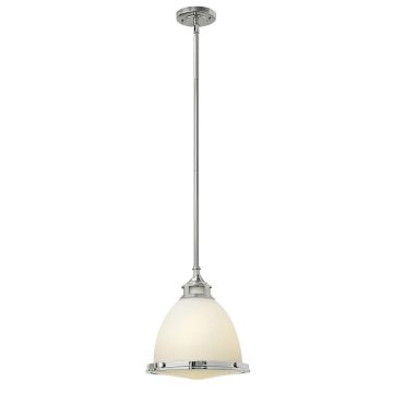 1 Light Medium Pendant - Polished Chrome